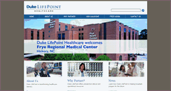 Desktop Screenshot of dukelifepointhealthcare.com